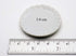 10 x 30 mm (3.0 cm) White Miniature Scallop Plate Dish for Dollhouse