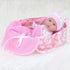 12 Set 13 3+ ZITA ELEMENT Baby Doll Sleeping Basket in Gift Box - Piece Soft Baby Doll with Accessories, for Girls Ages