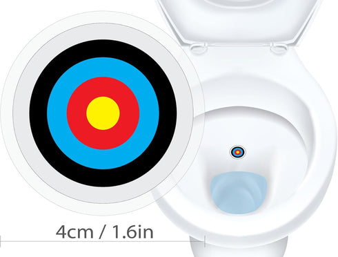 Pack Kids - Toilet Target Stickers with Sticker Applicator Smoothing Tool, Potty Stickers for Potty Training, Toilet