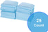 BrightCare 25 Count (24 17 Inch) Disposable Baby Changing Pad Liner - x - Soft Disposable Blue Hospital Underpad