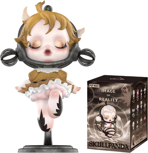 POP MART SKULLPANDA Image Of Reality Series Blind Box Figures, Random Design Collectible Toys for Home Decorations