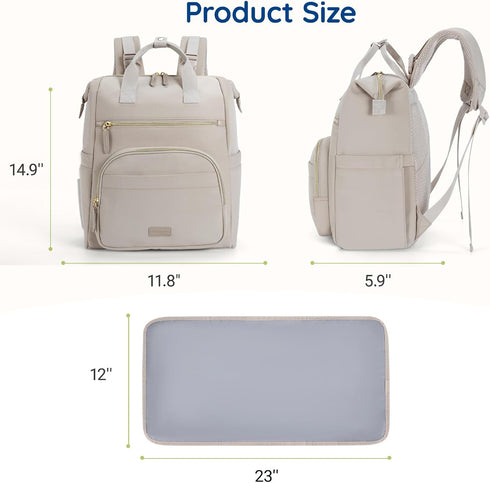 mommore Backpack Backpack Neoprene Diaper Bag Small Lightweight Baby Diaper Bags Water Resistant Diaper for Boys Girls