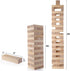 Outdoor Games Giant Tumble Tower - Large Tumbling Timber Wood Blocks Tower Yard Game for Kids & Adults Family Stacking