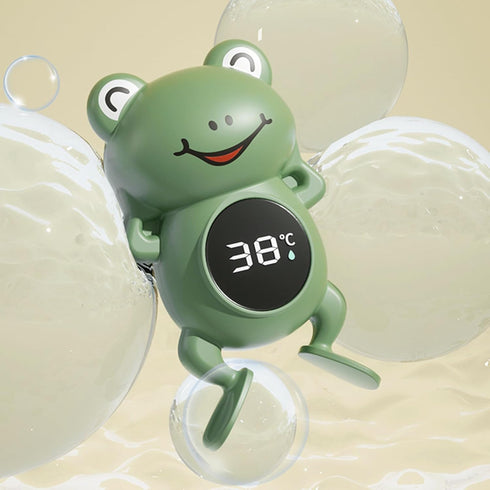 Generic Setup, Baby Bath Thermometers - Cute Cartoon Frog Waterproof Thermometer | Digital Type-C Bathtub for Family