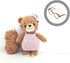 Toyvian 2pcs Clear Glasses for Kids DIY Doll Supplies, Round Retro Decorative Glasses