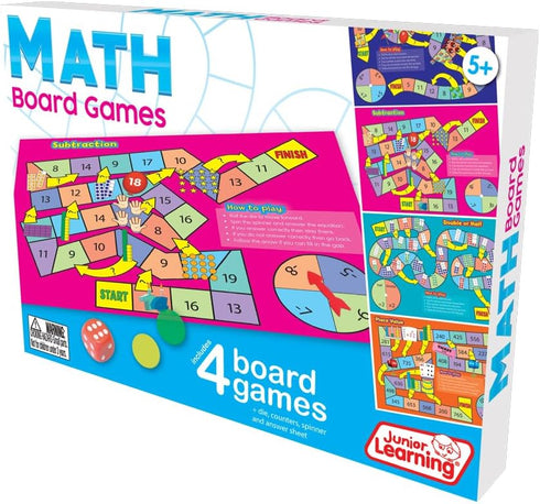 Junior Learning JL425 Multi Math Board Games