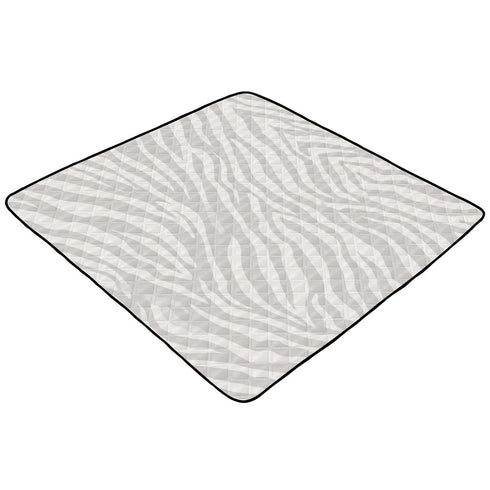 EtherSpher 50'' 50'' Pastel Grey Animal Print Large Non-Slip Foldable Baby Play mat for Indoor Outdoor Lightweight
