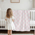 Selgkds 60x80inch Pink and White Checkered Baby Blankets for Girls Boys Gingham Plaid Checkerboard Infant Toddler