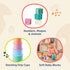 6+ B. toys Sensory Baby Toys Soft Baby Blocks Stacking Drip Cups Numbers, Shapes & Animals Months Stackin' Squishies