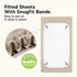 2-Pack 52x28 KeaBabies Waterproof Baby Crib Sheets for Boys, Girls - Viscose Derived from Bamboo Toddler Bed Sheet