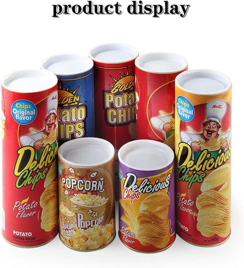Cooplay Popup Snake in a Popcorn Can Prank, Halloween Fools Day Party Magic Trick Joke Gadget Fun Prank Gag Friend