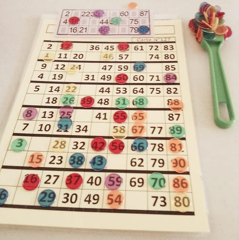 Counting Magnetic Bingo Wand with Metal Ringed Chips for School/Game Chips Plastic Markers Education STEM Tool