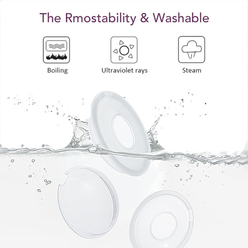 Momlist 2PCS Milk Collector for Breastfeeding, Breast Shell & Milk Catcher, Reusable Silicone Sore Nipples Breast Milk