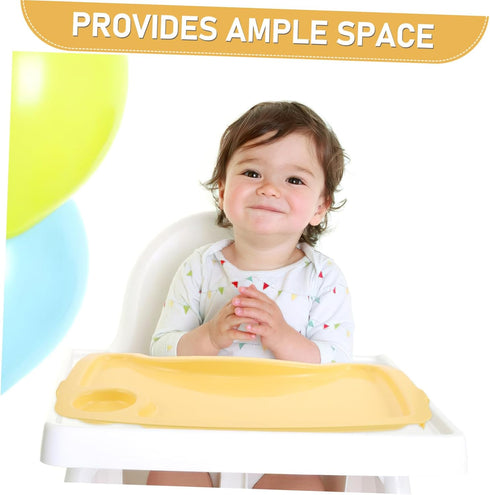 Portable Boy Girl Tray for High Chair Removable Snack Feeding Plate for Dining Table Fit for Home Restaurant and Hotel