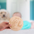 PEUTIER 6 Inch Double-Sided Gender Reveal Signs, Wooden Baby Announcement Sign Isn't She or He Round Photography Props