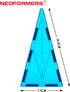 Set: 16PCS Pack Set 3+ Magnetic Tiles Building Block Isosceles Triangle Expansion Construction Building Blocks, Starter