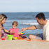 Beach Toys, 19 Piece Sand Toys Set for Kids, Includes Water Wheel, Bucket, Molds, Mesh Bag