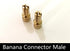 skrnrhrery (2.0mm) 10 Banana Bullet Connector Male Female Plug, Compatible with RC Car Boat Drone Battery ESC Motor