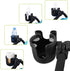 Accmor 2-in-1 Stroller Cup Holder with Hook, Bike Cup Holder, Universal Cup Holder for Uppababy Nuna Doona Strollers