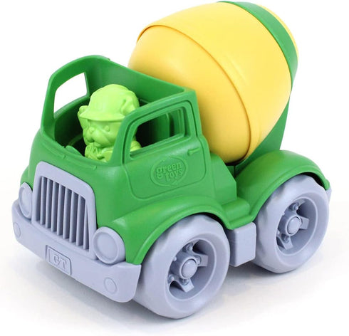 Green Toys Airplane Blue and Mixer Construction Truck Set