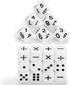 Gejoy 18 Pieces Teaching Dice Set for Math Operation, Number and Dot Dice - Classroom Supplies
