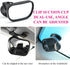 Ohleats 360 Baby Car Mirror, Shatter-Proof Rear Facing Mirror for Infant Safety, Rotation Clear View for Windshield Sun