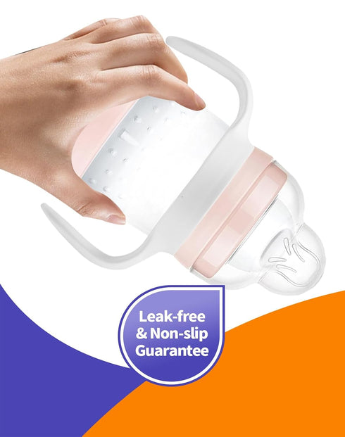 4 Count Baby Bottle Handles for Mam Bottle, Bottle Holder for Baby