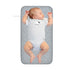 Generic 50x70cm Portable Diaper Mat, Travel Changing Pad, Foldable Bed Liner, Soft Waterproof Cotton Pad with Non Slip