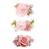 Cherrboll Flower Hair Clips Set, 3pcs Floral Hair Bow Accessories for Baby Girl, Toddler, Teen Gifts.