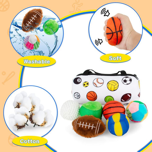 beetoy Sensory Sports Balls for Infant Toddlers, Baby Toys for Sensory Development, Early Education Toys (6-12 Months)