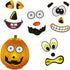 Halloween Stickers - 72 Sheets Kids Jack O' Lantern Pumpkin Stickers by Tigerdoe - Create a Pumpkin for Kids