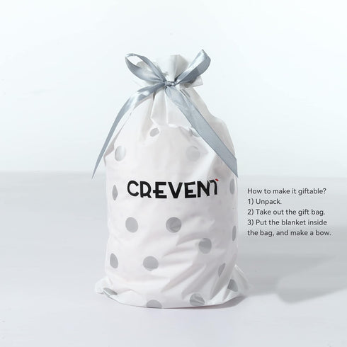 '+10"X10" CREVENT Soft Plush Animal Face Security Blankets for Boys and Girls, Great Gifts for Birthday Baby Shower