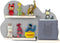 Magnetic Wall Shelf for toniebox - Space for 14 Figures, Wooden Design, Gray