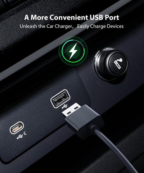 Setup USB Cable for Baby Car Camera, Quick and Use
