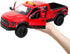 3+ Red Pickup Truck Toy with Lights and Sound Effects, Featuring Doors That Open, Toy Cars Gifts for Year Old Kids.