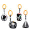 KAKIBLIN Baby Hanging Rattle Toys, 4 Pack Soft Squeaky Toys for 0-6 Months Newborn Infant Car Seat Travel