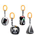 KAKIBLIN Baby Hanging Rattle Toys, 4 Pack Soft Squeaky Toys for 0-6 Months Newborn Infant Car Seat Travel