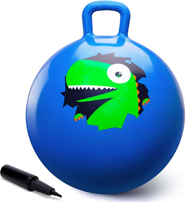 Hopper Ball - Hopping Toys for Kids, 18inch Bouncy Ball with Handle for Boys Girls Aged 3-8