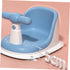 Bathtub Seat with Backrest Support for Bathing Non-Slip Shower Chair for Newborns and Easy to Maintain Light Blue Bath