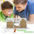Ant Farm Castle | Ant Farms with Yellow Sand and Tool Kit | Educational Observation Kit for Kids and Adults