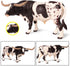 Flormoon Realistic Texas Longhorn Bull Animal Figures, Plastic Early Educational Toys Cupcake Topper for Kids