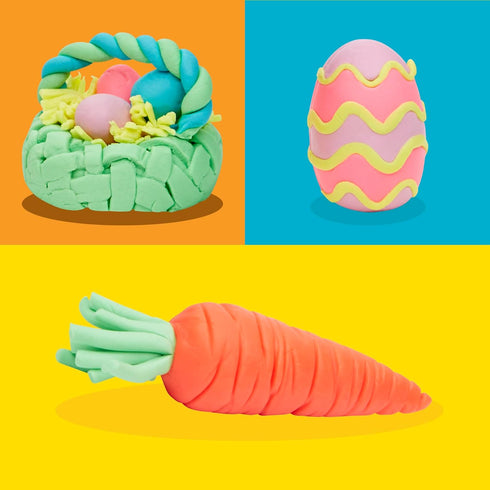 24-Pack, 2 Play-Doh Eggs Dinosaur & Dragon Egg Hunt Toys, Modeling Compound for Birthday Gifts & Party Favors, Easter