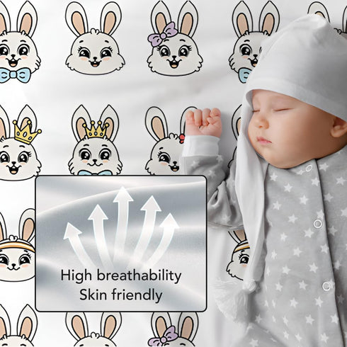 Dreamy Cotton LLC 3 Set 100% Set, Set Pieces of Bedding for Girls, Cool Gray Baby Girl Bedding Crib, Creative Baby Crib