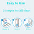 Chariholis 30 7-Layer Technology-5 Packs Diaper Pail Refills Bags with Bags Compatible with Genie Easy Roll Signature