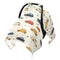 Dalzium Cars Car Seat Cover Baby, Carseat Canopy Cover for Girl Boy, Breathable