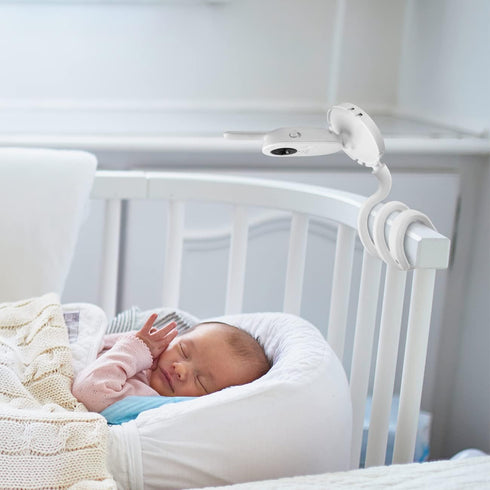 HOLACA Baby Monitor Flexible Mount Crib Mount for nannio Hero2 Hero3 Video Baby Monitor Philips Avent SCD843/37 - Twist Versatile Mounting Kit for nannio Baby Monitor