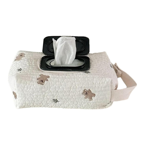 Generic Baby Wipes Container - Refillable Travel Organizer, Portable Storage Pouch | Handy