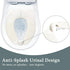 DEEZOMO Kids Foldable Toilet Seat with Storage Bag - Training Urine Anti-Slip Toilet Seat Cover with Splash Guard