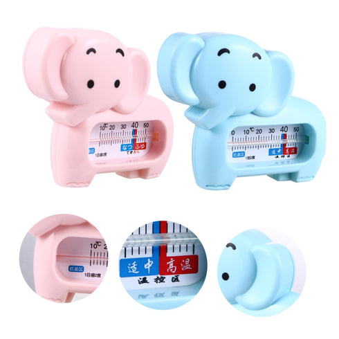 LOLIPPYY 2pcs Elephant Bath Water Thermometer Adorable Cartoon Design for Safety Measurement Bathtub Durable
