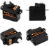 DSPOWER 5PCS 2G 3.7-4.2V 1/24 Plastic Gear Mini Servo, RC Micro Coreless Motor Digital Servos Kit for Fixed-Wing